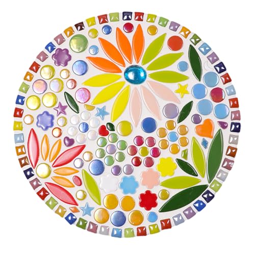 200g Ceramic Mosaic Tiles Pieces (150 Count)