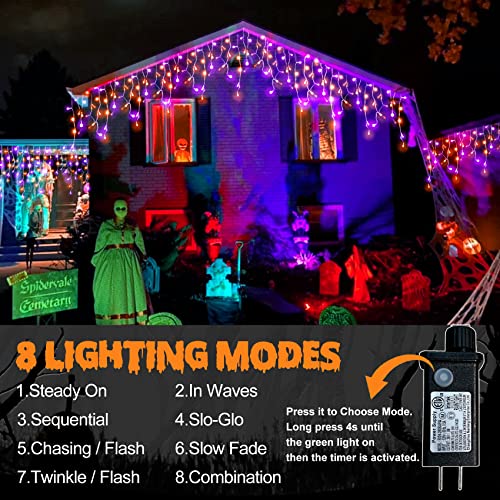 Halloween Icicle Lights Outdoor
