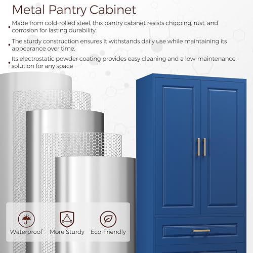 75" Tall Kitchen Pantry Cabinet