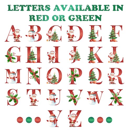 Letter Name Ornaments for Christmas Tree