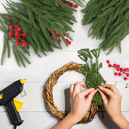 Christmas Norfolk Pine Picks Artificial Greenery Branches (100 Count)