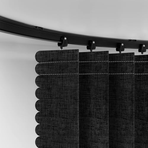 Room Divider Curtain Sets with Flexible Ceiling Track
