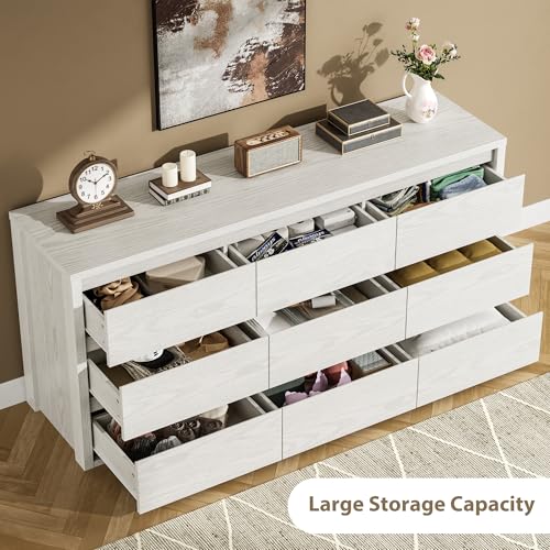 9 Drawer Dresser for Bedroom