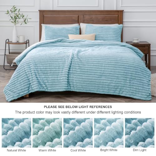 Fleece Oversized Queen Comforter Set