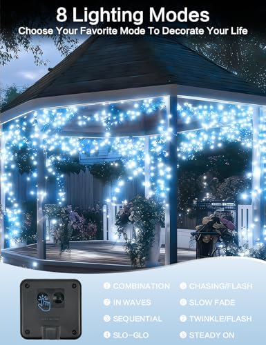 Solar String Lights Outdoor (2 Count)