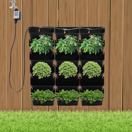 18 Pots Self Watering Vertical Wall Planter