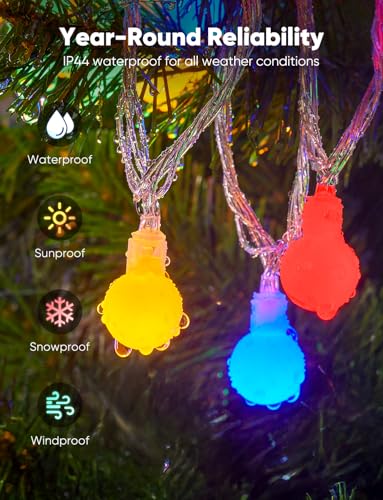 Multicolor Globe String Lights
