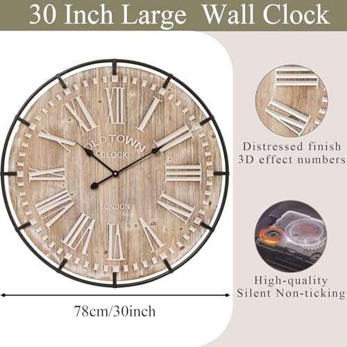 30 Inch Extra Large Wall Clock