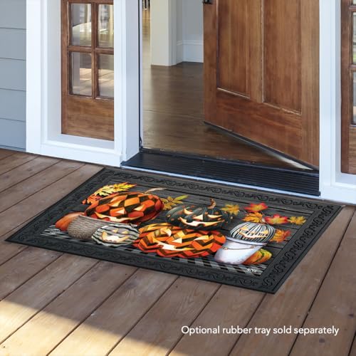 Halloween Doormat 30x18 Indoor Outdoor Patterned Jack (3.75 Sq Ft)