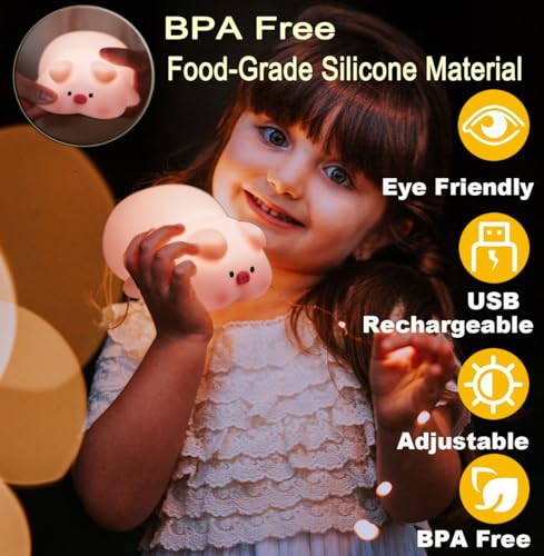 Piglet Night Light for Kids