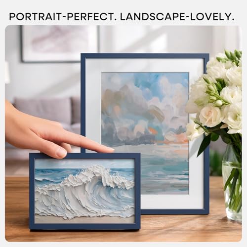 A5 Blue Picture Frame
