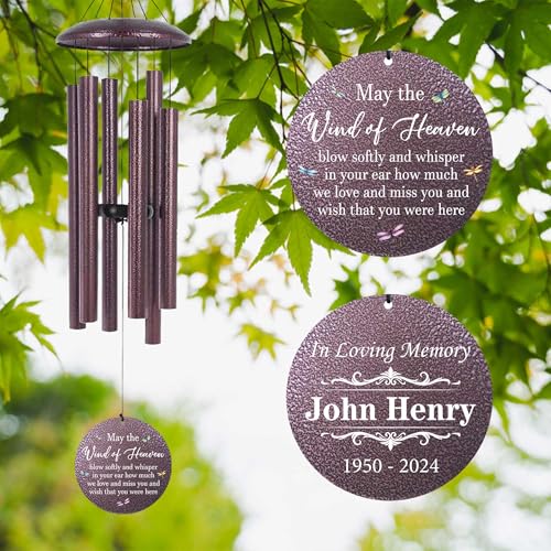 Large Memorial Wind Chimes for Loss of Lover30