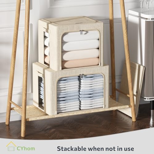 Clothes Storage Bins Box (2 Count)