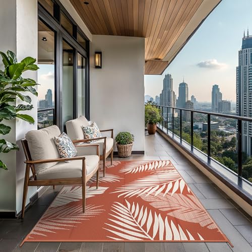 Outdoor Rug Waterproof Plastic Rugs for Patio (40 Sq Ft)