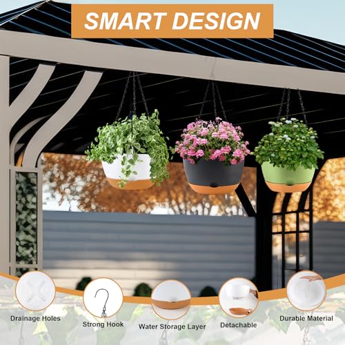 10 inch Hanging Planters (3 Count)