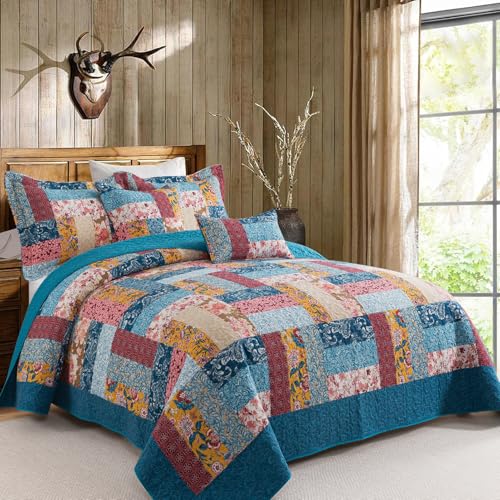 Cotton California King Size Bedding Set