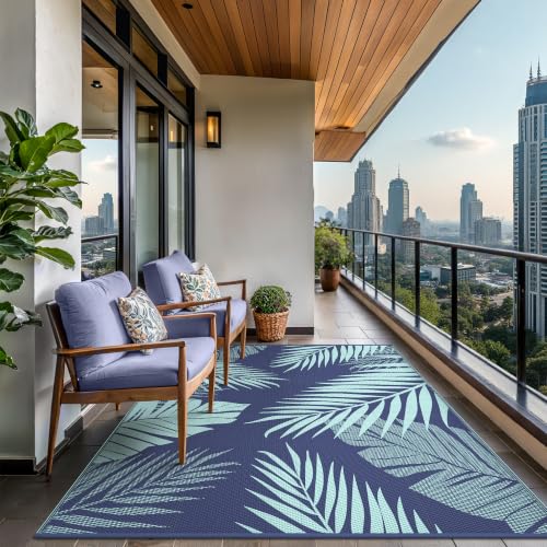 Outdoor Rug Waterproof Plastic Rugs for Patio