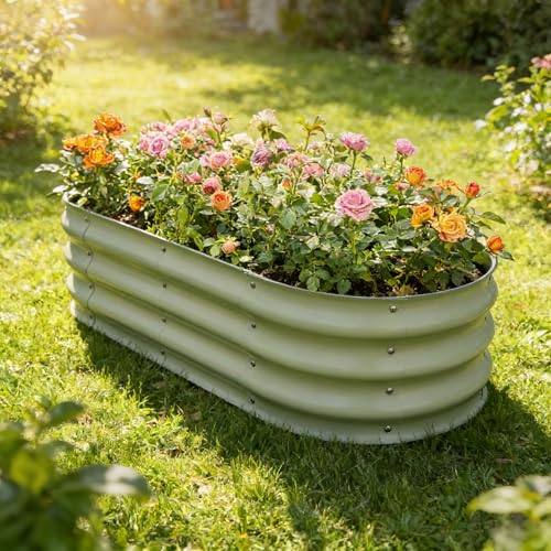 Gardmax 2 Pack Galvanized Raised Garden Bed