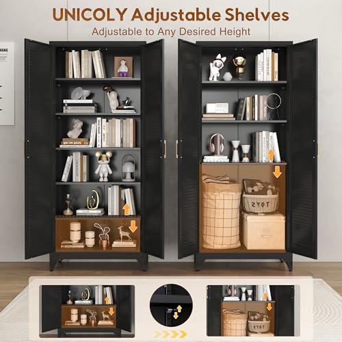 75" Metal Storage Cabinet