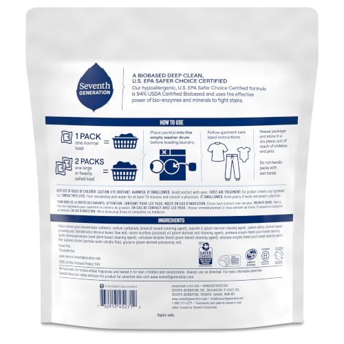 Laundry Detergent Packs (64 Count)