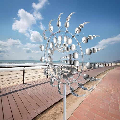 Unique and Magical Metal Windmill (2 Count)