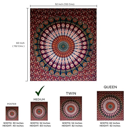 Turquoise Blue Tapestry