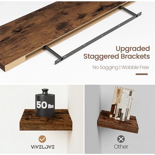 Floating Shelves 9 inch Deep 36”Long Set of 2 (2 Count)