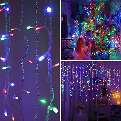 400 Led Icicle Light Multicolor Outdoor (32.8 Foot)