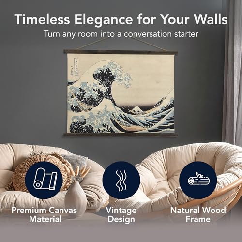 The Great Wave off Kanagawa Tapestry Beach House Wall Art
