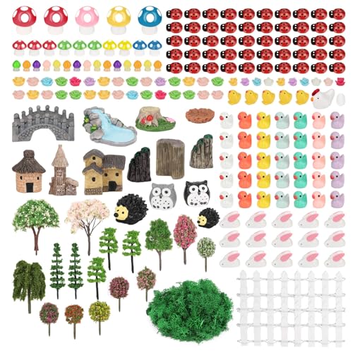 210 Pieces Miniature Fairy Garden Accessories (210 Count)