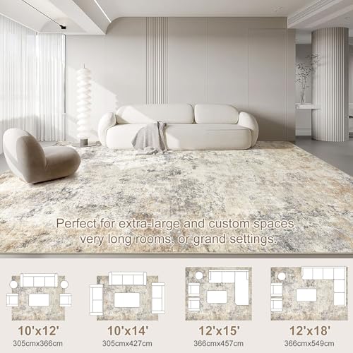 12x15 Area Rug Living Room Rugs (24 Count)