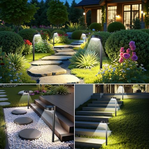 6 Pack Solar Pathway Lights Outdoor (6 Count)