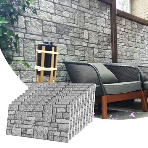 3D Wall Panels Faux Brick (10 Count)