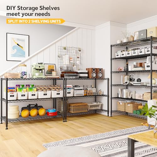 6 Tier Storage Shelves (2 Count)