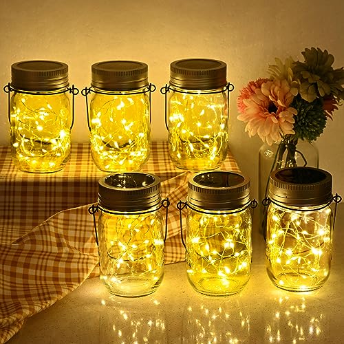Solar Mason Jar Lights (8 Count)