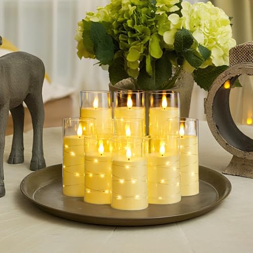 Flickering Flameless Candles (9 Count)