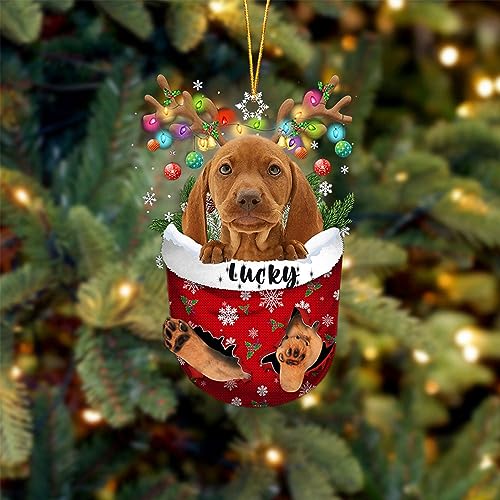 Vizsla Dog Christmas Ornament