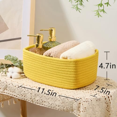 Small Storage Baskets for Organizing (3 Count)
