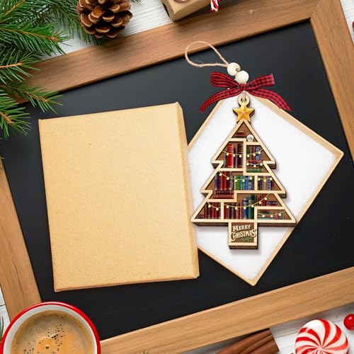 Book Lover Christmas Ornaments 2026