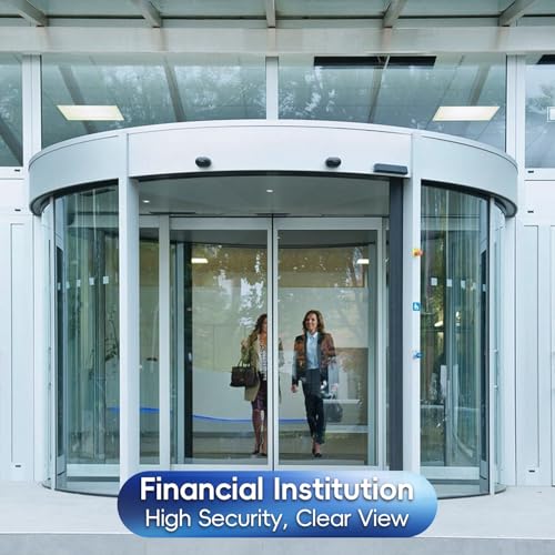 Security Safety Shatterproof Window Film 8 Mil Clear 23.6x78.7in
