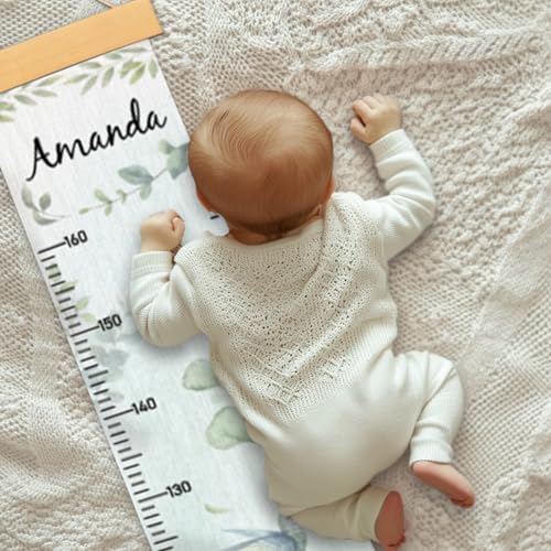 Personalized Name Growth Chart Wall Decor for Kids