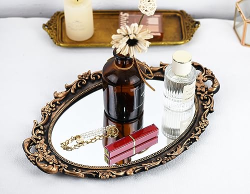 Vintage Decorative Gold Framed Mirror