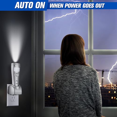 4 Pack 4 in 1 LED Emergency Lights for Home Power Failure (4 Count)