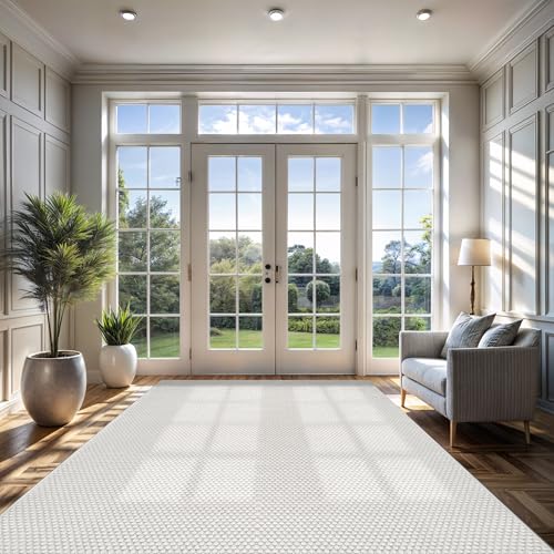 Easy Jute Rug 10x14 Indoor Outdoor Off (140 Sq Ft)