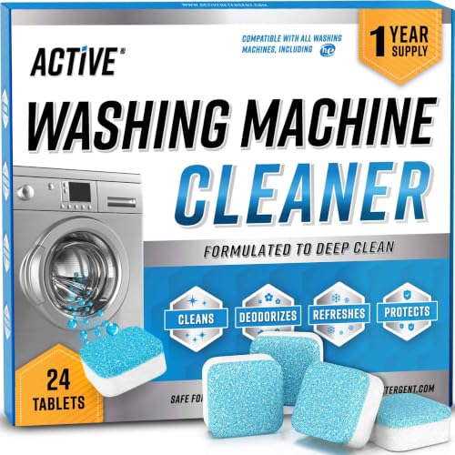 Washing Machine Cleaner Descaler 24 Pack (24 Count)