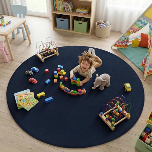 4ft Round Rugs for Bedroom Living Room