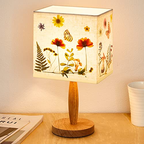 Pressed Flower Vintage Table Lamp