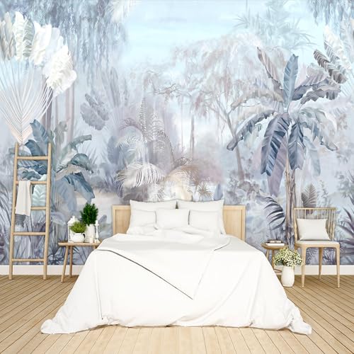 Tropical Botanical Wallpaper Peel and Stick wall Mural for Bedroom Living Room