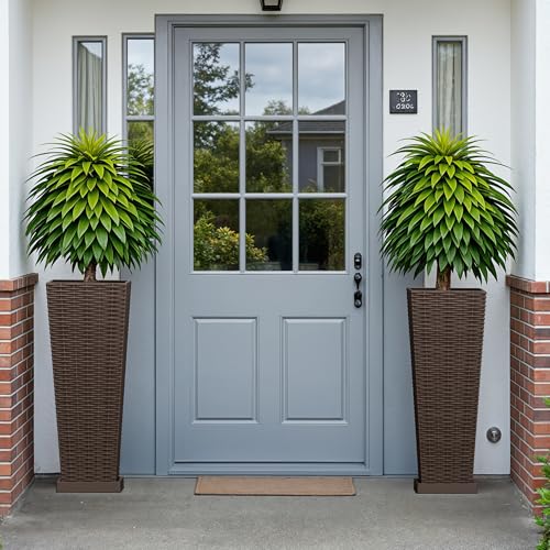 Resin 23.6'' Tall Planters