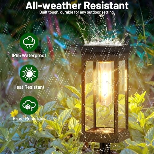 12 Pack Solar Pathway Lights Outdoor (12 Count)